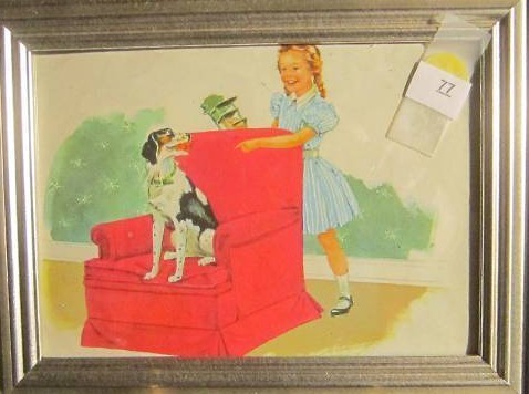 Reader Picture - Dog in Red Chair