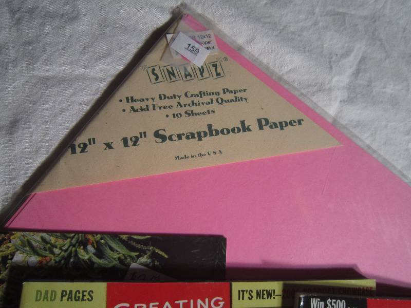 NEW 12x12 Scrapbook Paper & 2 Keepsakes Scarpbook Magazines & Holiday Guide
