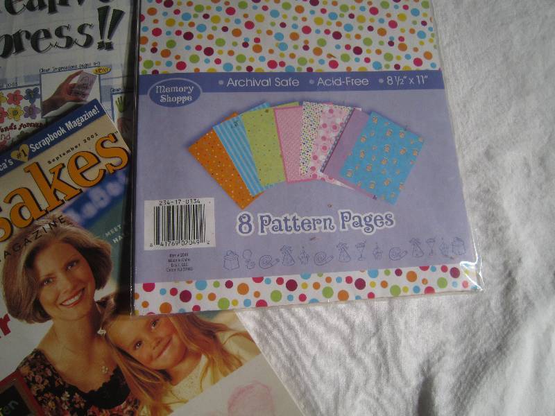 Memory Shoppe Pattern Pages, 1 Keepsakes Magazine, 1 Creative Express
