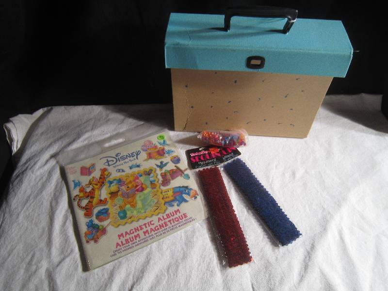 LOT - Divider, NEW Winnie the Pooh Magnetic Album, Headbands, Christmas Light Replacements