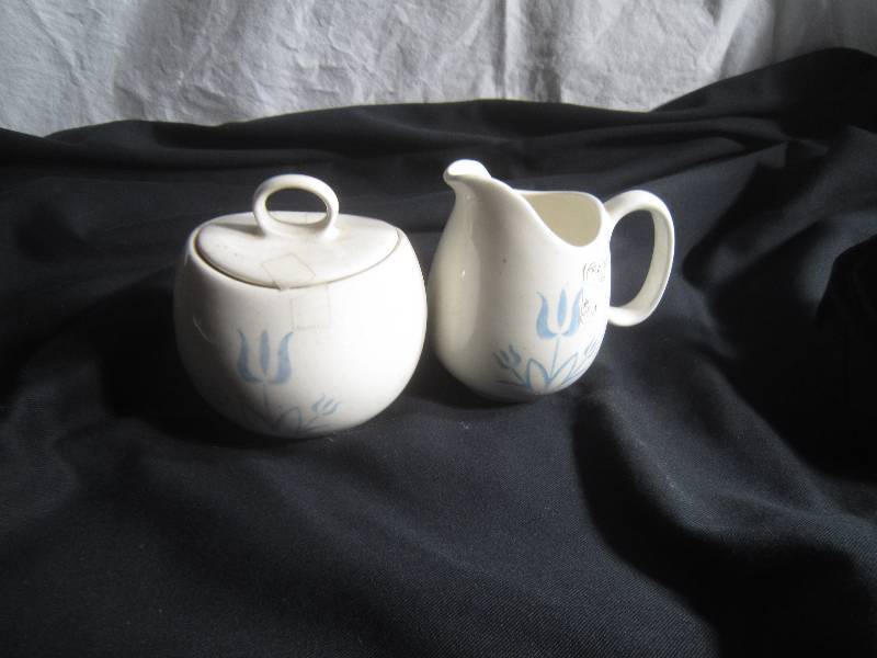 Collectible Antique Creamer and Sugar Bob White