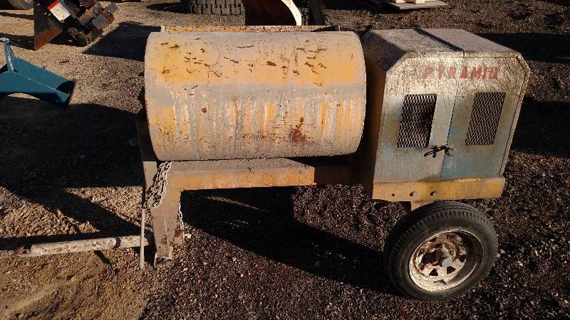 Stone Cement Mixer, 8 hp. B& S Engi...