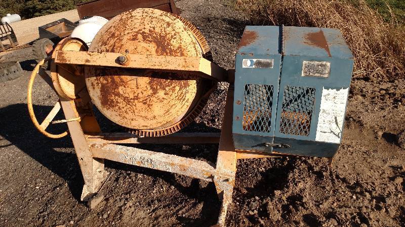Stone Cement Mixer, No Engine or Wh...