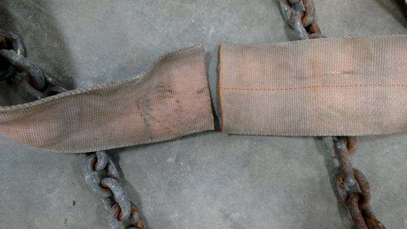 Lifting Strap (Broken) & Work Light...