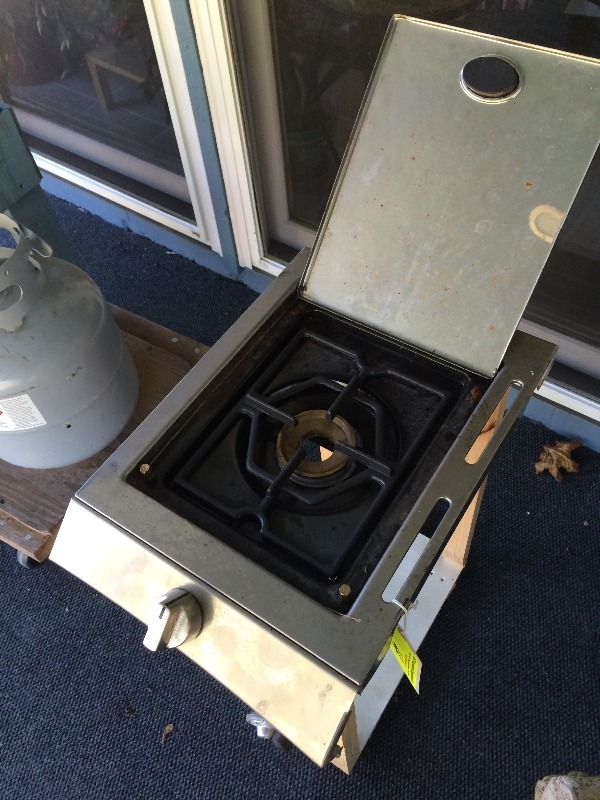 LP Burner on stand