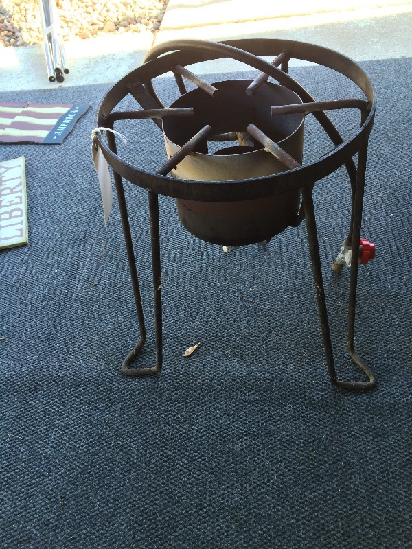 LP Burner on stand