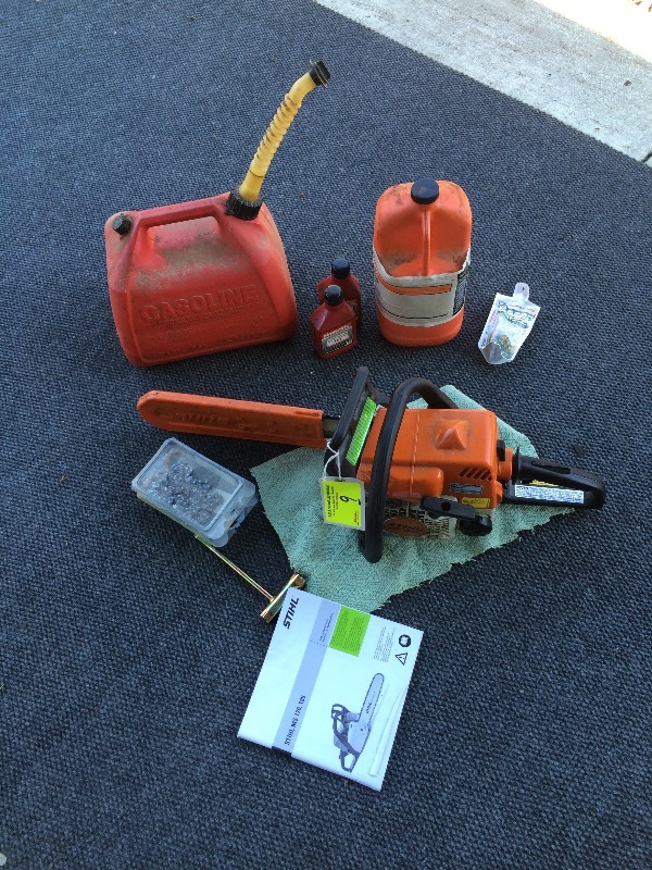 Stihl Chain Saw  MS 180C  some accessories  - very well taken care of. Used little & works fine