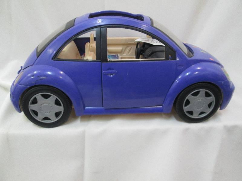 Barbie VW toy car, purple in color...