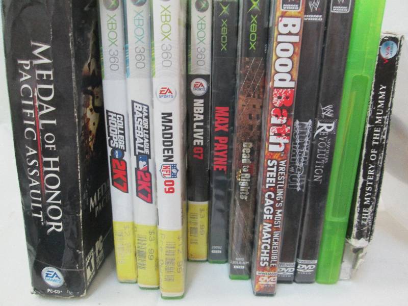 XBox 360 games, x6 including basket...