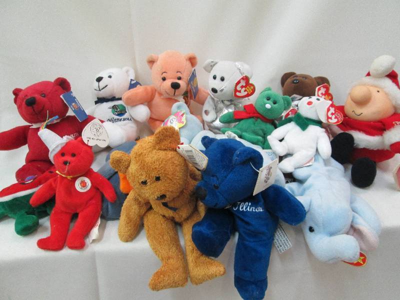 Beanie babies more than 10 includin...