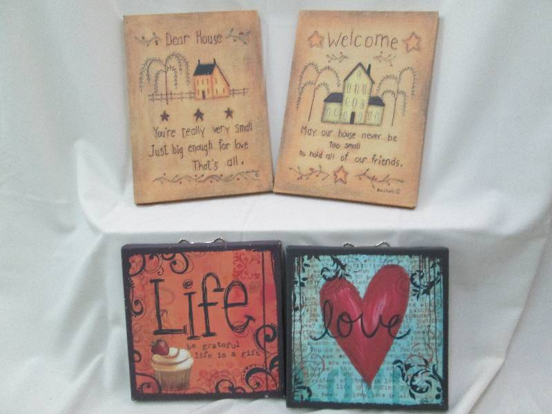 2 pr decorative canvas pictures 14x...