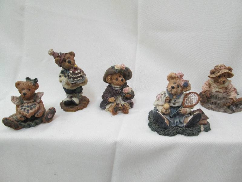 Set of 5 Boyds Bears figurinesBai...