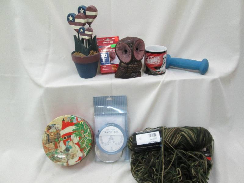 Grab bag decorative patriotic pot,...