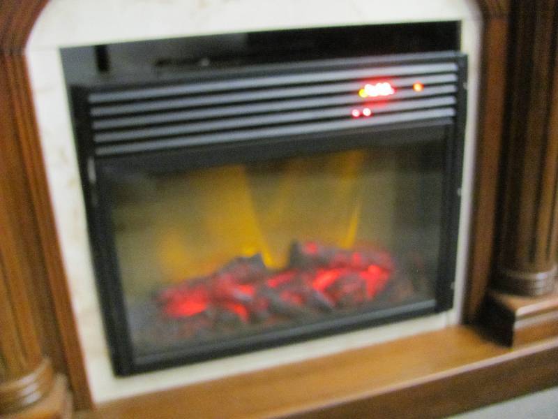 lot 1 image: Electric Fireplace