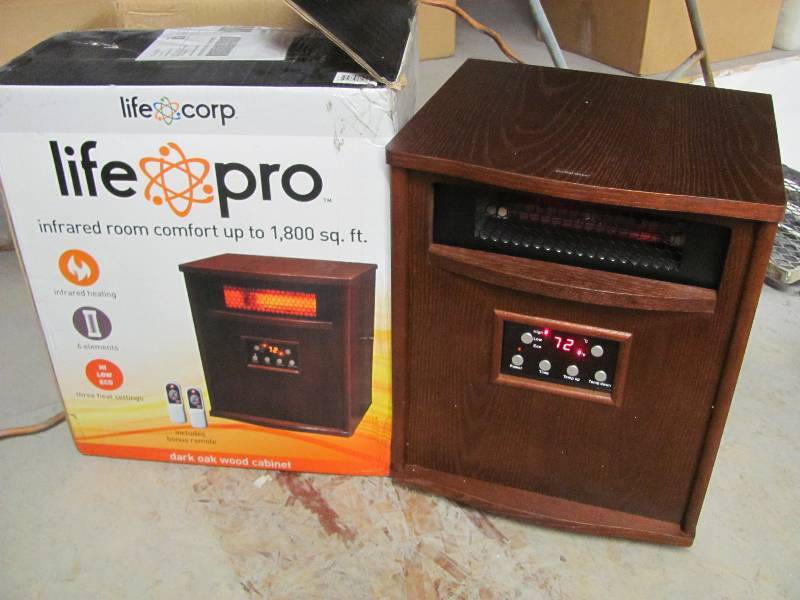 lot 2 image: Electric Portable Heaters