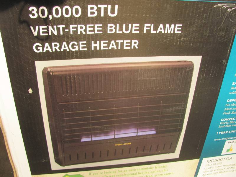 lot 62 image: Propane Garage Heaters