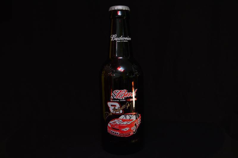 lot 96 image: Budweiser Large Bottle Decor - Dale Earnhart Jr