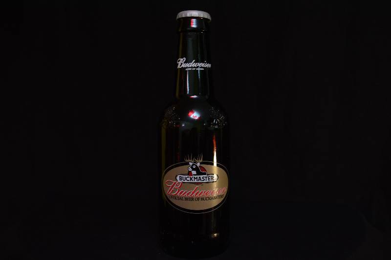 lot 97 image: Budweiser Large Bottle Decor - Buckmaster