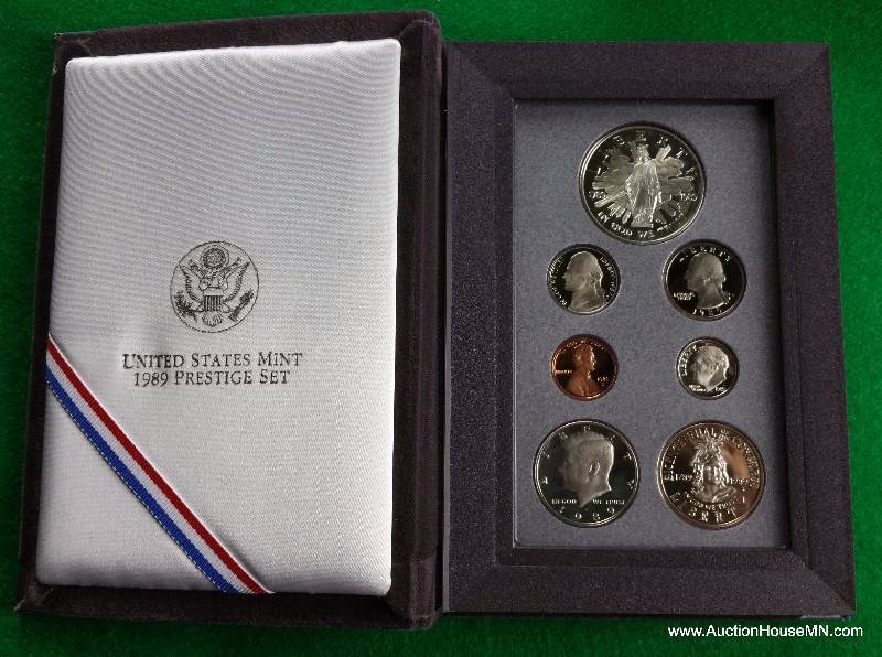 1989 Prestige Set US Mint Silver Dollar