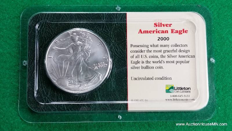 2000 P Littleton American Silver Eagle