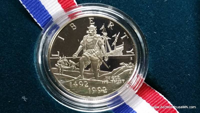 1992 Columbus Half Dollar Proof Commemorative