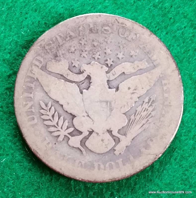 1897 P Silver Barber Half Dollar