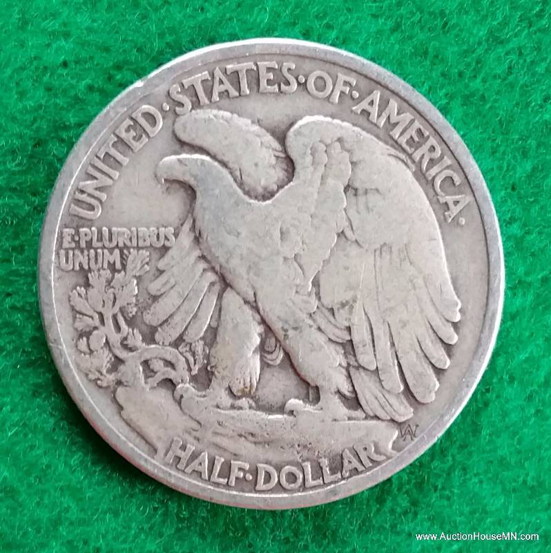 1937 P Silver Walking Liberty Half Dollar