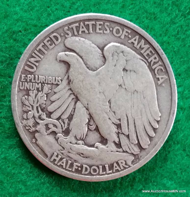 1941 S Silver Walking Liberty Half Dollar