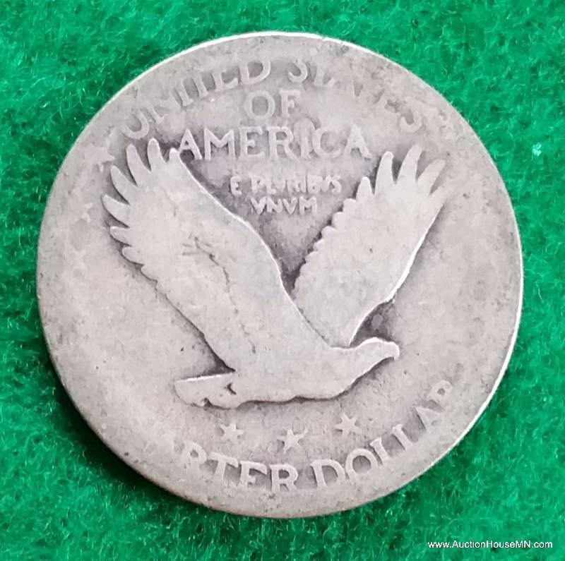 1925 Silver Standing Liberty Quarter