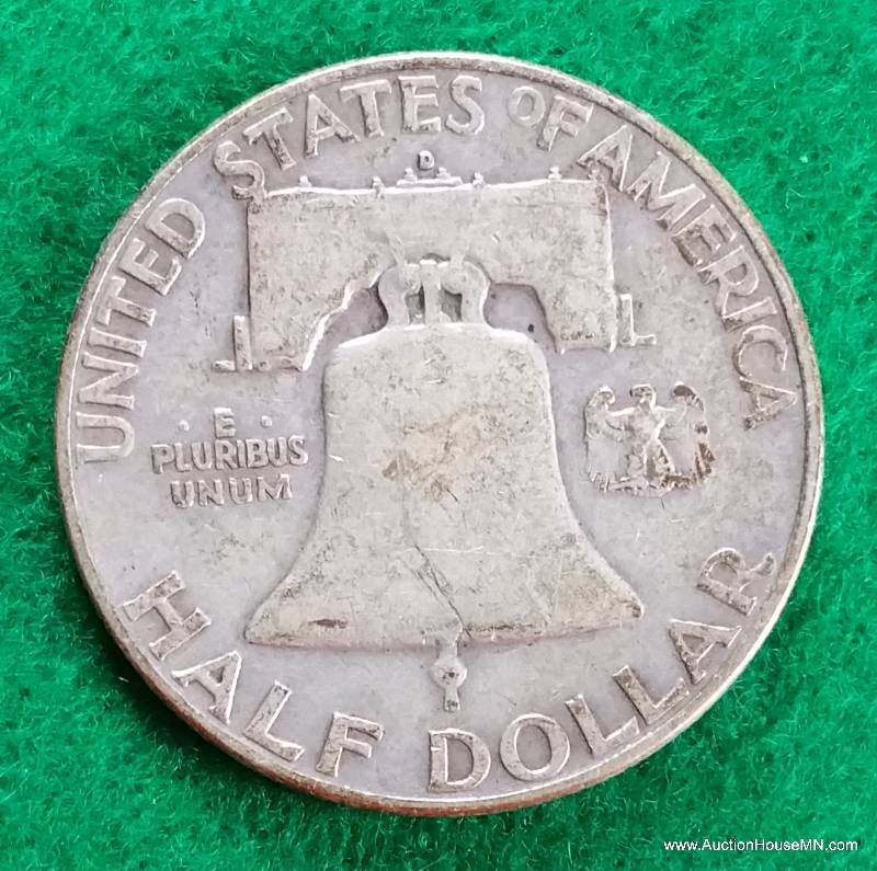 1950 D Silver Franklin Half Dollar