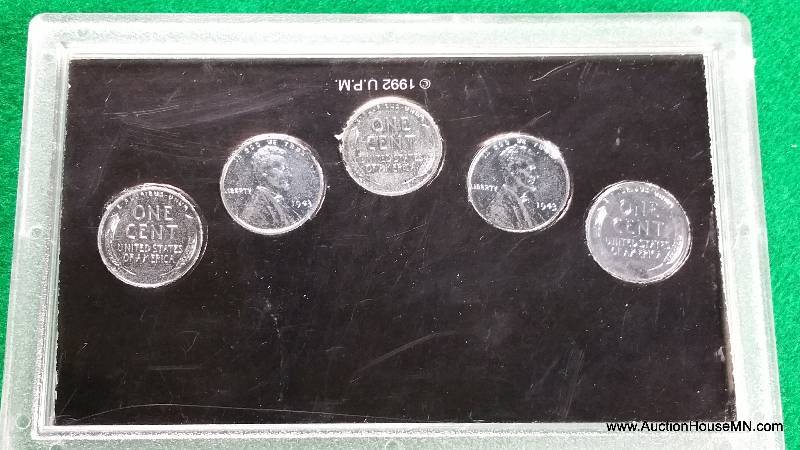 Set of (6) 1943 Steel Wartime Cents WWII