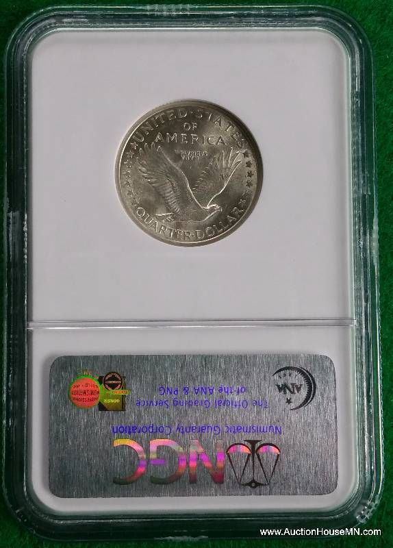 1917 Type 1 Quarter Full Head MS 61 FH