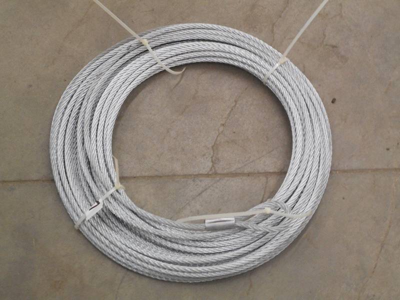 lot 17 image: New Spool Of 38 Steel Winch Cable...