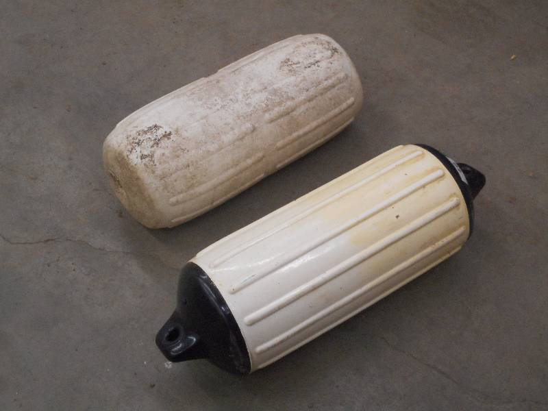 lot 29 image: (2) Large BoatDock Bumper Bouys ...