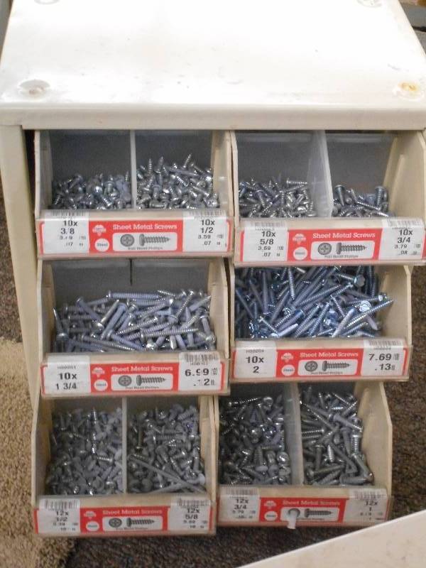 lot 37 image: Industrial Parts Bin Containing Mis...