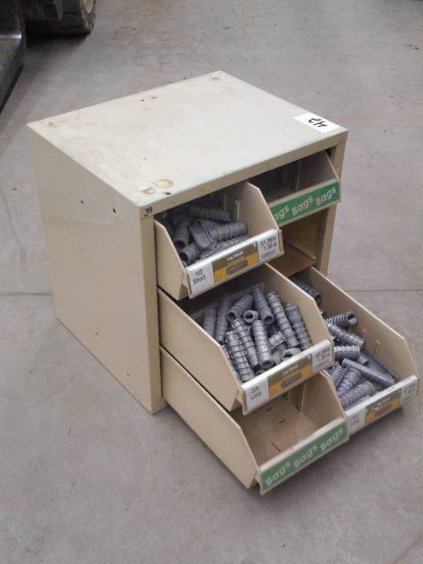 lot 42 image: Industrial Parts Bin Containing Mis...
