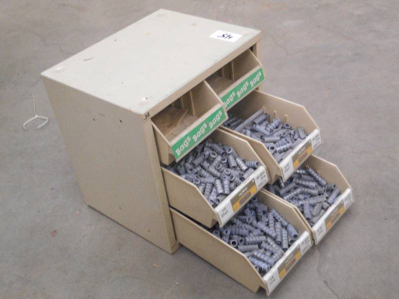 lot 45 image: Industrial Parts Bin Containing Mis...