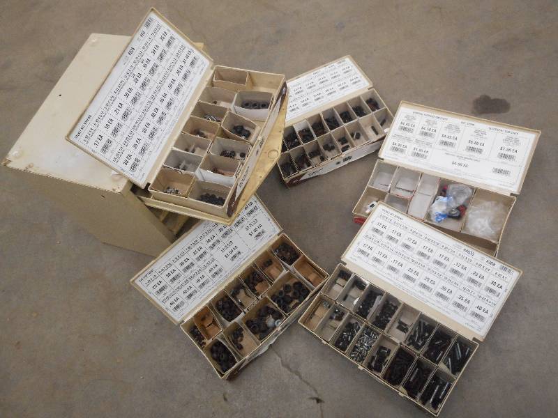 lot 46 image: Industrial Parts Bin Containing Mis...