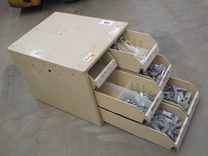 lot 52 image: Industrial Parts Bin Containing Mis...