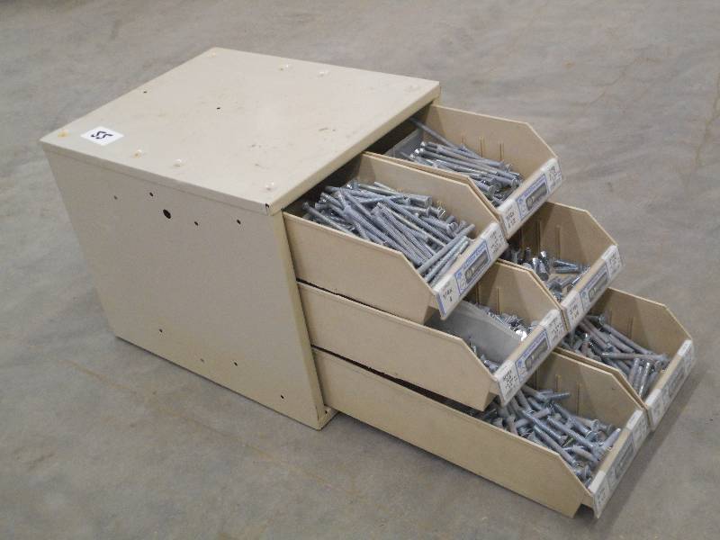 lot 55 image: Industrial Parts Bin Containing Mis...