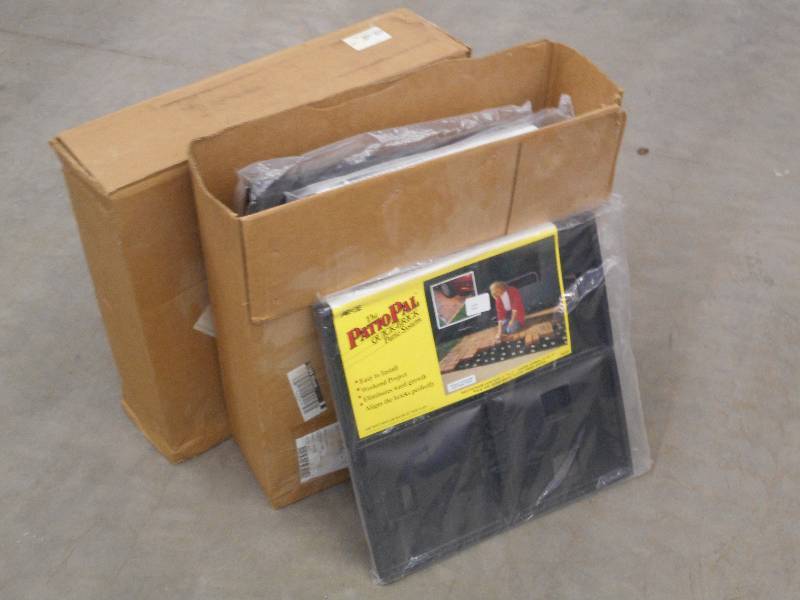 lot 97 image: (2) 5-Packs Of PatioPal Quick Brick...