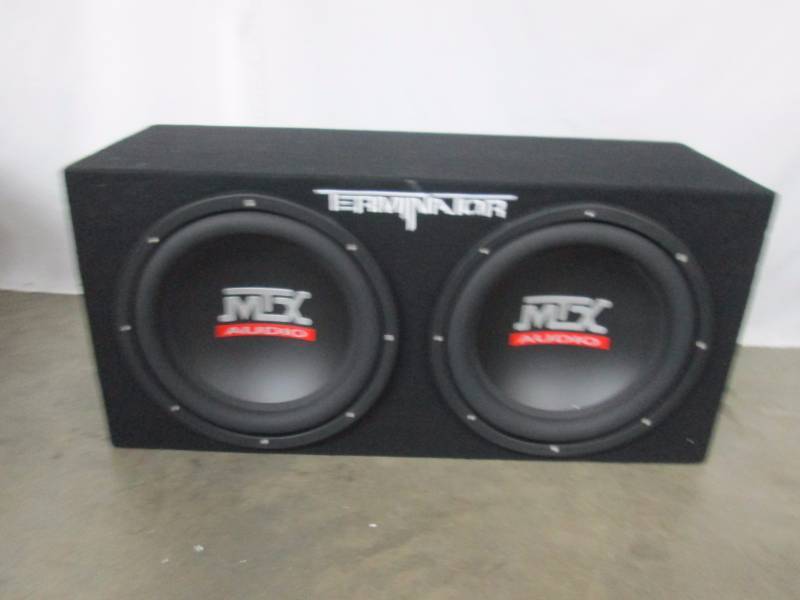 MTX Terminator 1200-Watt Dual Subwoofer Enclosure