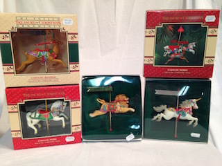 Enesco Carousel Animal Ornaments