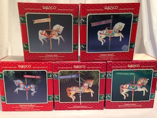 Enesco Carousel Horses Series Ornaments