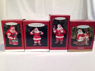 Hallmark Coca-Cola Santas Ornaments