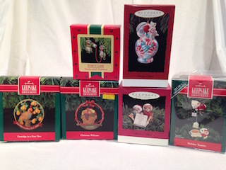 Hallmark Food Themed Ornaments Lot 2