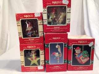 Enesco Wee Tree Trimmers Series, 1-5