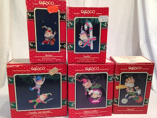 Enesco Wee Tree Trimmers Series, 6-10