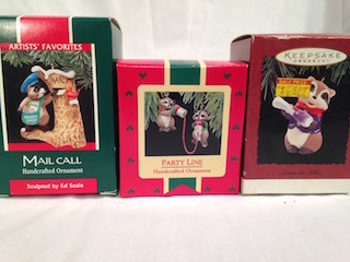 Hallmark Raccoon Themed Ornaments