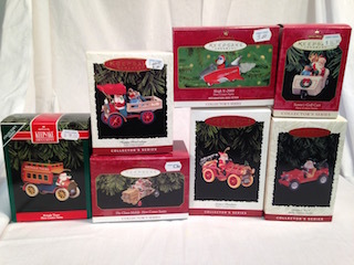 Hallmark Here Comes Santa Series Ornaments